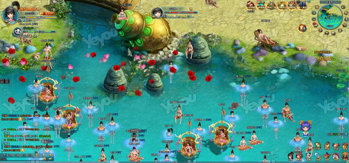 《醉武俠》特色泡溫泉_網頁游戲新聞_yeyou.com頁游網